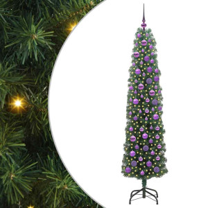 Árbol de Navidad artificial Verde 180 cm PVC. Acero y Plástico H