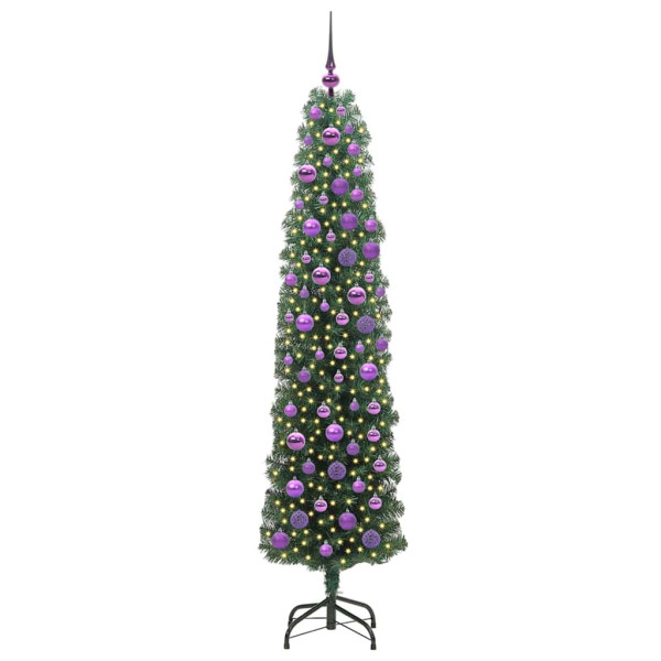 Árbol de Navidad artificial Verde 180 cm PVC. Acero y Plástico M 3