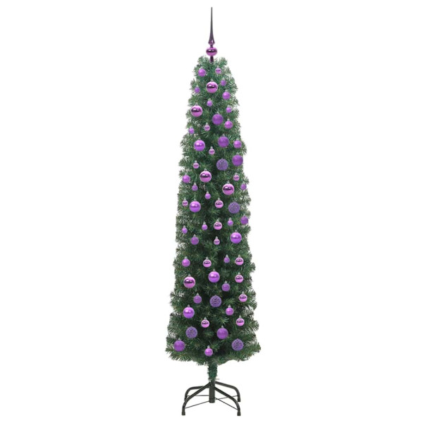 Árbol de Navidad artificial Verde 180 cm PVC. Acero y Plástico M 4