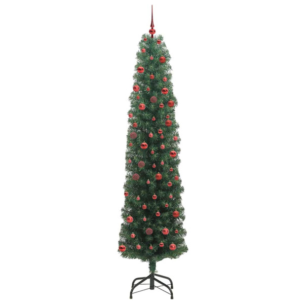 Árbol de Navidad artificial Verde 210 cm PVC. Acero y Plástico M 3