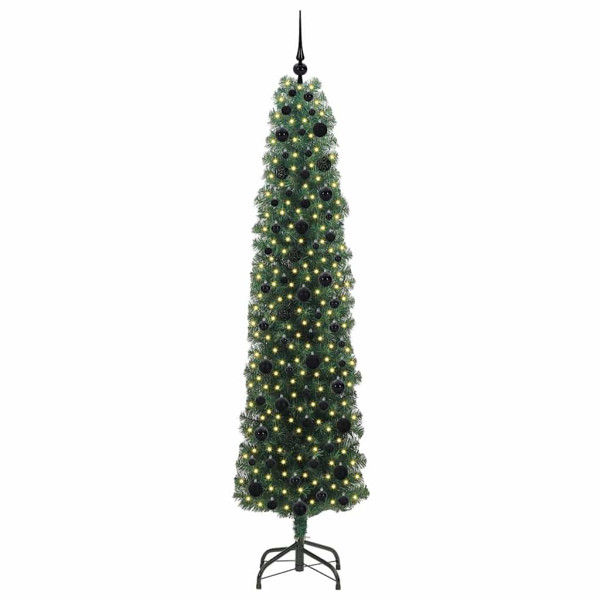 Árbol de Navidad artificial Verde 210 cm PVC. Acero y Plástico M 3