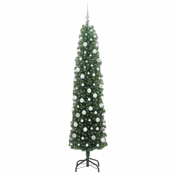 Árbol de Navidad artificial Verde 210 cm PVC. Acero y Plástico M 3