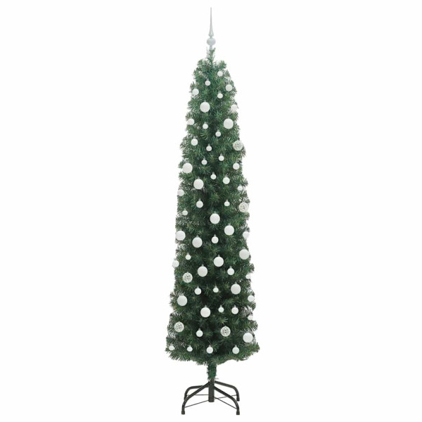 Árbol de Navidad artificial Verde 210 cm PVC. Acero y Plástico M 4