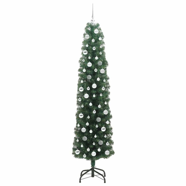 Árbol de Navidad artificial Verde 210 cm PVC. Acero y Plástico M 4