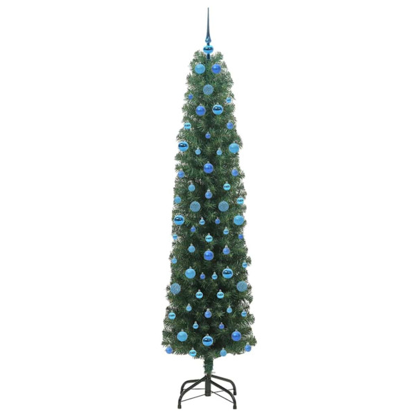 Árbol de Navidad artificial Verde 210 cm PVC. Acero y Plástico M 4