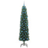 Árbol de Navidad artificial Verde 210 cm PVC. Acero y Plástico 4