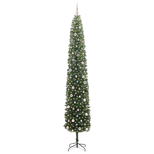 Árbol de Navidad artificial Verde 300 cm PVC y Acero y Plástico M 3