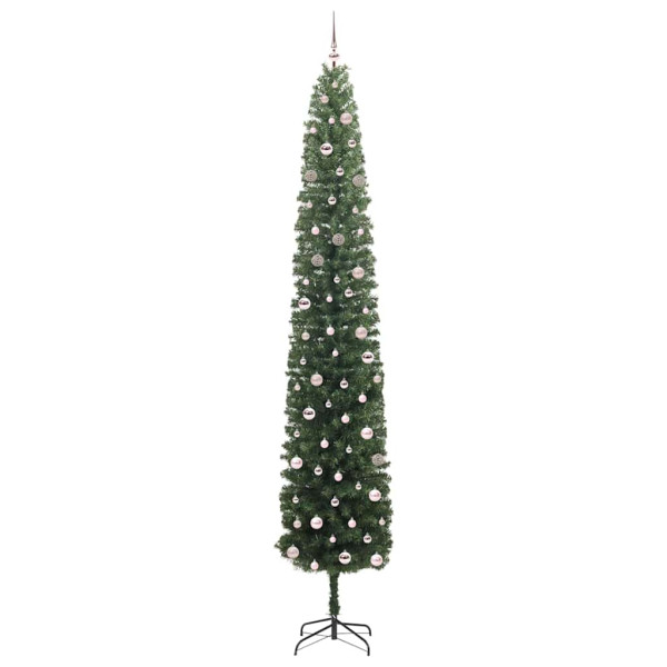 Árbol de Navidad artificial Verde 300 cm PVC y Acero y Plástico M 4