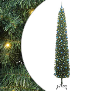 Árbol de Navidad artificial Verde 300 cm PVC. Acero y Plástico H