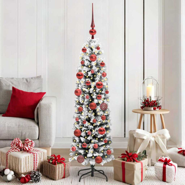 Árbol de Navidad artificial Verde 150 cm PVC. Acero y Plástico D