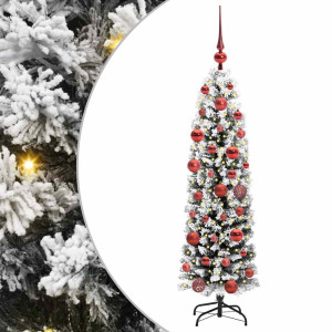 Árbol de Navidad artificial Verde 150 cm PVC. Acero y Plástico H