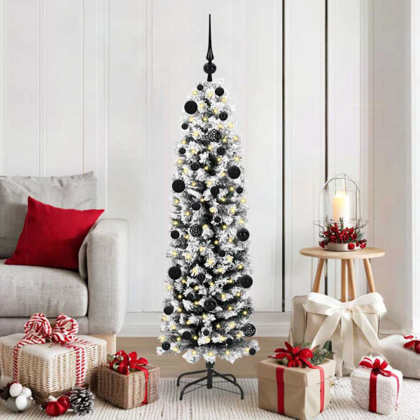 Árbol de Navidad artificial Verde 150 cm PVC. Acero y Plástico D