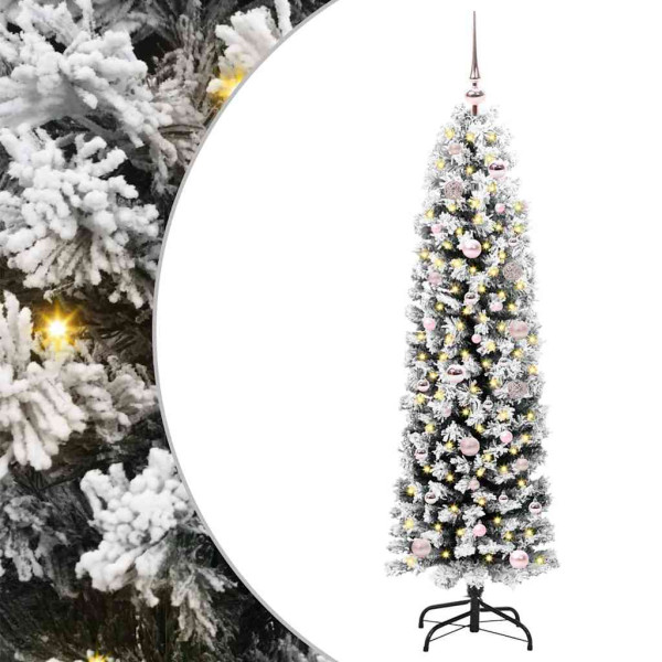Árbol de Navidad artificial Verde 150 cm PVC. Acero y Plástico D