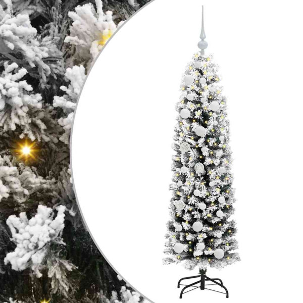 Árbol de Navidad artificial Verde 150 cm PVC. Acero y Plástico M 2