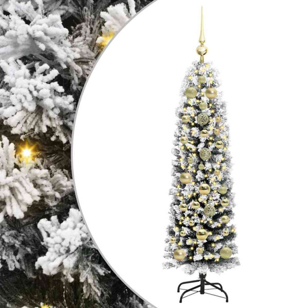Árbol de Navidad artificial Verde 150 cm PVC. Acero y Plástico M 2