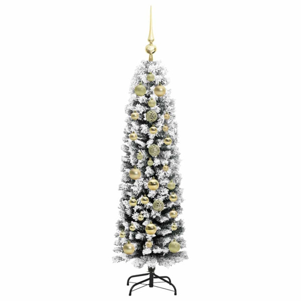 Árbol de Navidad artificial Verde 150 cm PVC. Acero y Plástico M 4
