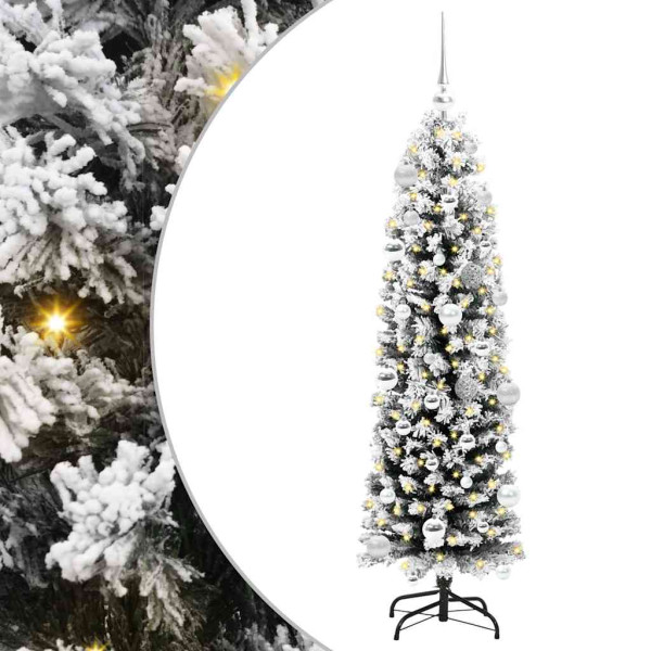 Árbol de Navidad artificial Verde 150 cm PVC. Acero y Plástico M 2