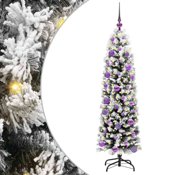 Árbol de Navidad artificial Verde 150 cm PVC. Acero y Plástico M 2