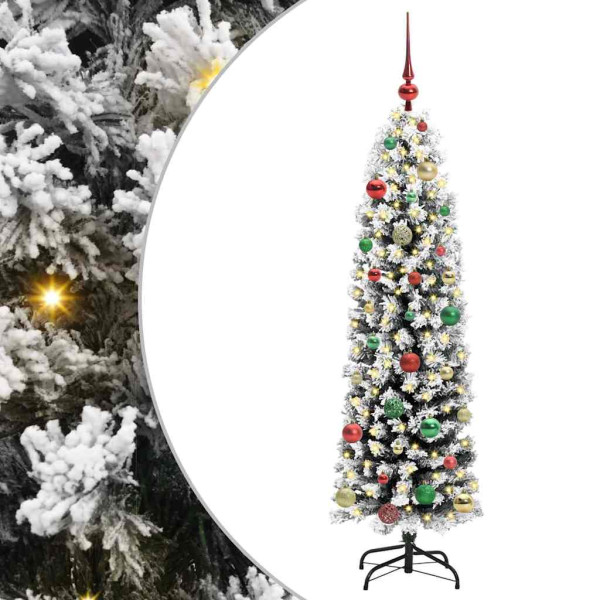 Árbol de Navidad artificial Verde 150 cm PVC. Acero y Plástico M 2