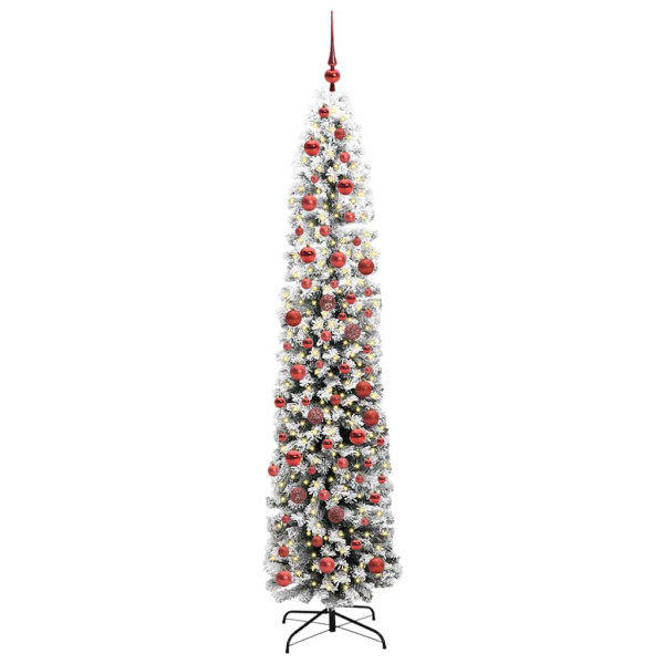 Árbol de Navidad artificial Verde 180 cm PVC. Acero y Plástico M 2