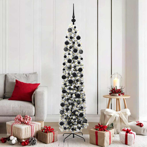 Árbol de Navidad artificial Verde 180 cm PVC. Acero y Plástico D