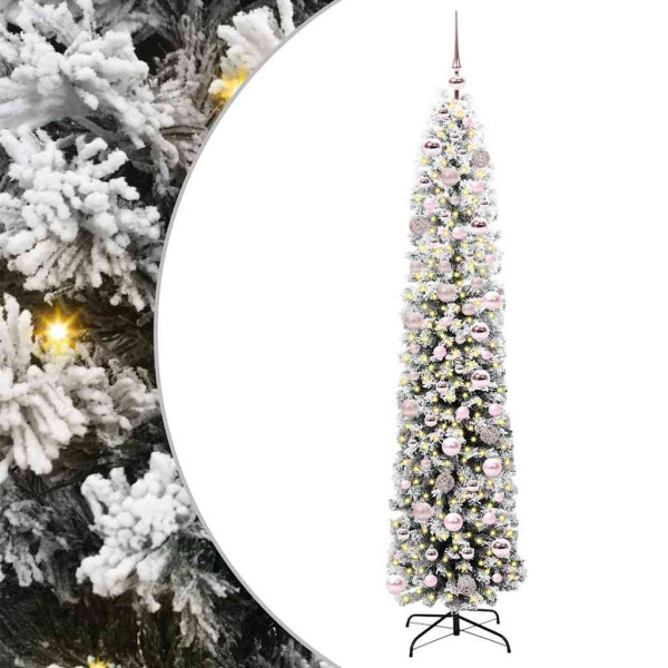 Árbol de Navidad artificial Verde 180 cm PVC. Acero y Plástico D