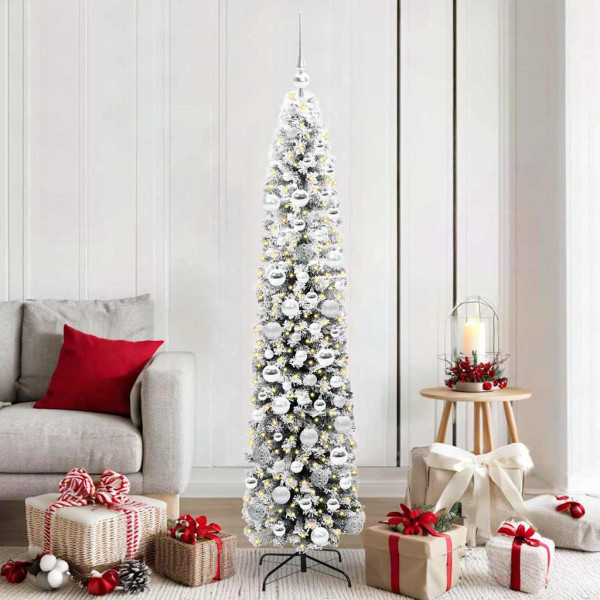 Árbol de Navidad artificial Verde 180 cm PVC. Acero y Plástico D