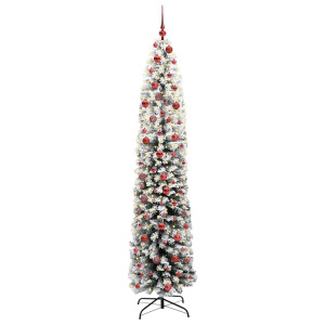 Árbol de Navidad artificial Verde 210 cm PVC. Acero y Plástico H