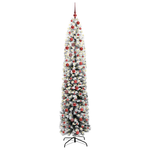Árbol de Navidad artificial Verde 210 cm PVC. Acero y Plástico M 2