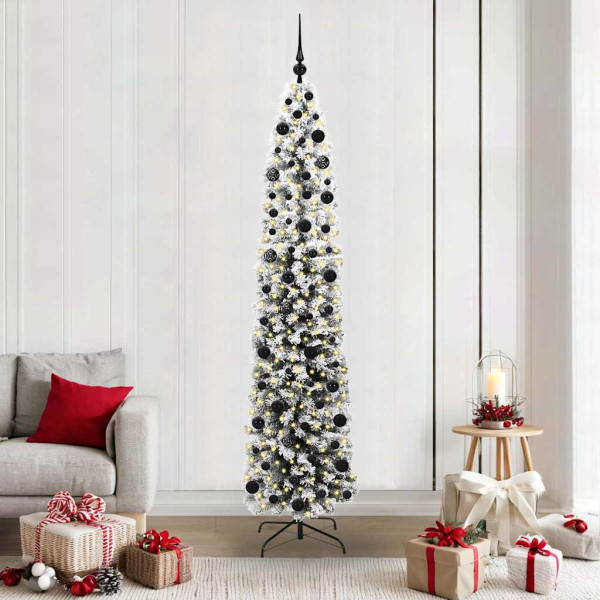 Árbol de Navidad artificial Verde 210 cm PVC. Acero y Plástico D