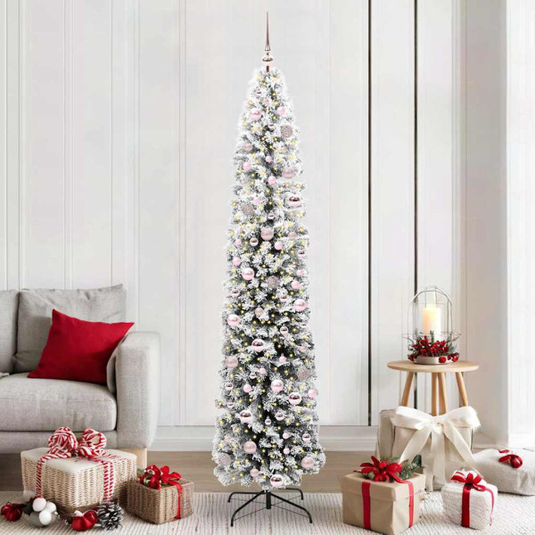 Árbol de Navidad artificial Verde 210 cm PVC. Acero y Plástico D