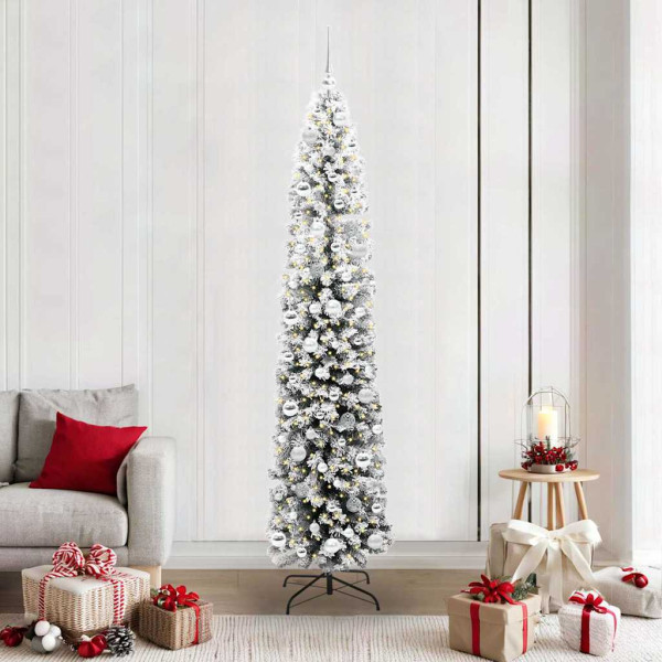 Árbol de Navidad artificial Verde 210 cm PVC. Acero y Plástico D