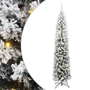 Árbol de Navidad artificial Verde 210 cm PVC. Acero y Plástico H