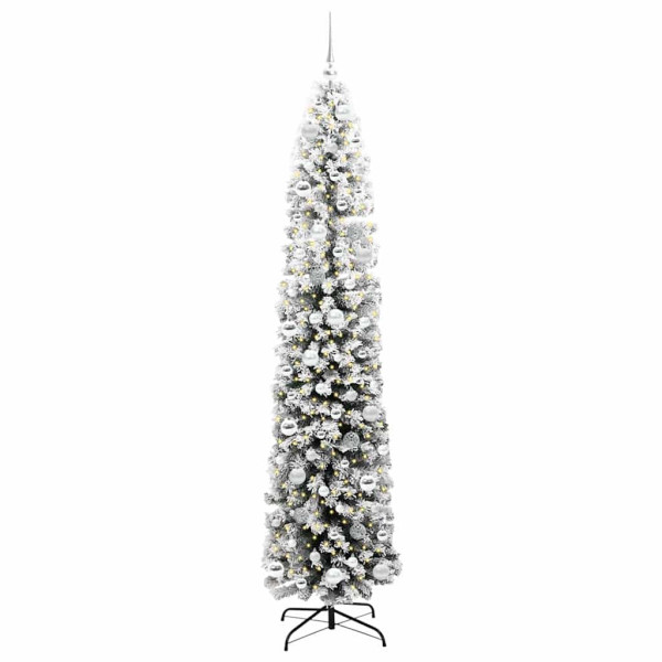 Árbol de Navidad artificial Verde 210 cm PVC. Acero y Plástico M 3