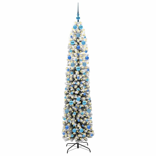 Árbol de Navidad artificial Verde 210 cm PVC. Acero y Plástico M 3