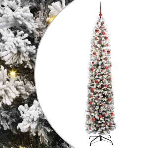 Árbol de Navidad artificial Verde 240 cm PVC. Acero y Plástico H