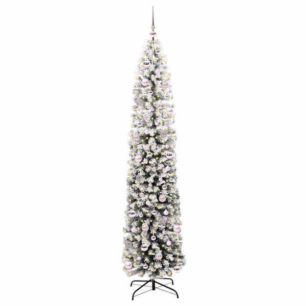 Árbol de Navidad artificial Verde 240 cm PVC. Acero y Plástico M 3