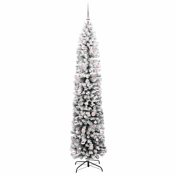 Árbol de Navidad artificial Verde 240 cm PVC. Acero y Plástico M 4