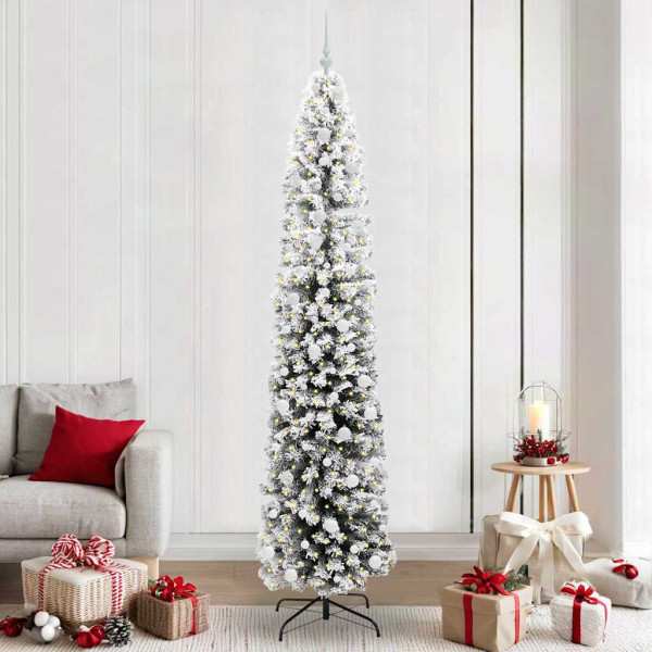 Árbol de Navidad artificial Verde 240 cm PVC. Acero y Plástico D
