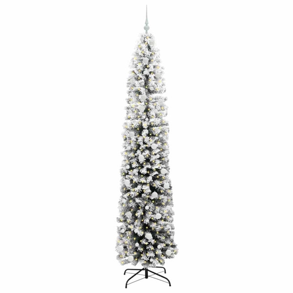 Árbol de Navidad artificial Verde 240 cm PVC. Acero y Plástico M 3