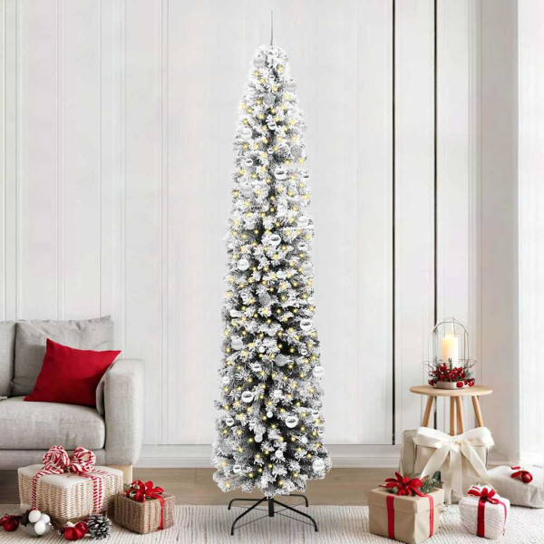 Árbol de Navidad artificial Verde 240 cm PVC. Acero y Plástico D