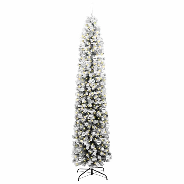 Árbol de Navidad artificial Verde 240 cm PVC. Acero y Plástico M 3