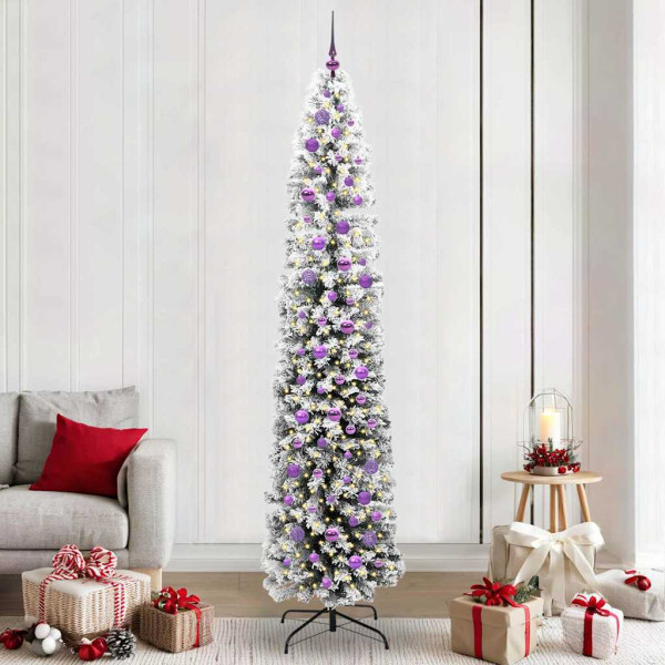 Árbol de Navidad artificial Verde 240 cm PVC. Acero y Plástico D