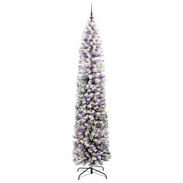 Árbol de Navidad artificial Verde 240 cm PVC. Acero y Plástico M 3