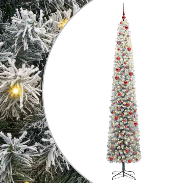 Árbol de Navidad artificial Verde 270 cm PVC. Acero y Plástico D