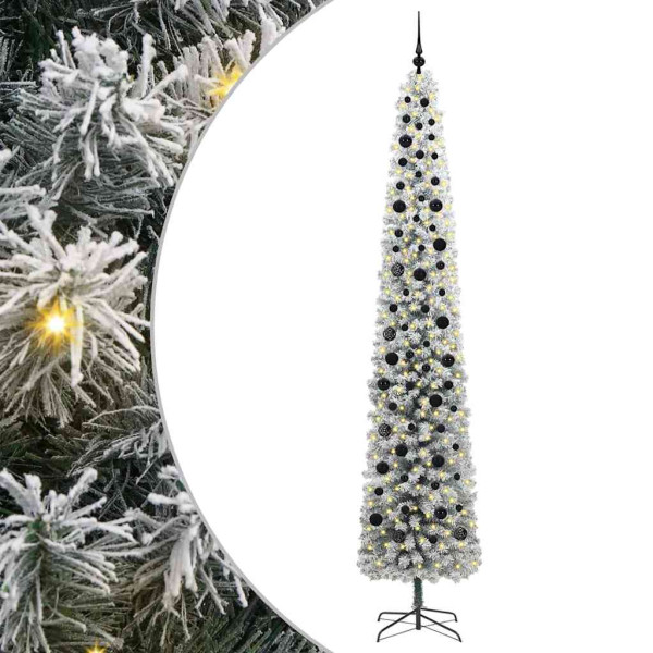 Árbol de Navidad artificial Verde 270 cm PVC. Acero y Plástico M 2