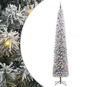Árbol de Navidad artificial Verde 270 cm PVC. Acero y Plástico H