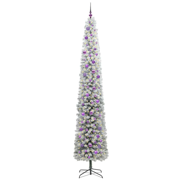 Árbol de Navidad artificial Verde 270 cm PVC. Acero y Plástico M 3