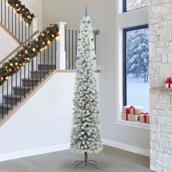 Árbol de Navidad artificial Verde 300 cm PVC. Acero y Plástico D