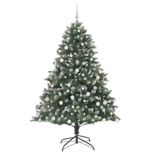 Árbol de Navidad artificial Verde 126 x 126 x 180 cm M 4